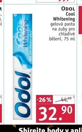 ODOL Cool Whitening zubní pasta