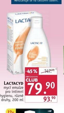 Lactacyd mycí emulze