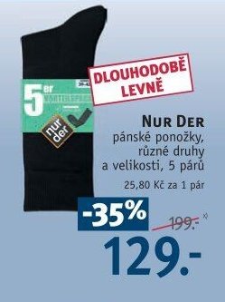 Nur Der pánské ponožky