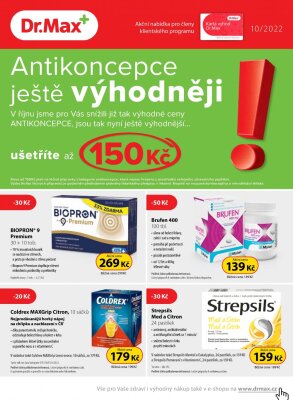 aktuální leták Dr. Max 1.10.2022-31.10.2022