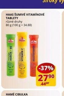 Haas šumivé vitamínové tablety