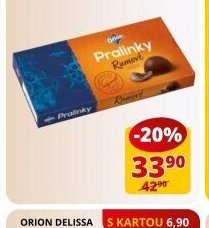 Pralinky rumové Orion