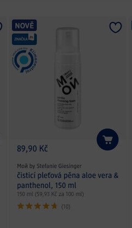 Moy by Stefanie Giesinger čisticí pleťová pěna aloe vera & panthenol, 150 ml - dm drogerie aktualniletaky.eu