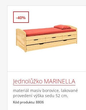 Jednolůžko MARINELLA