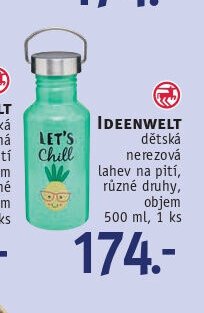IDEENWELT dětská nerezová lahev na pití