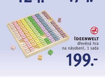 IDEENWELT dřevěná hra na násobení