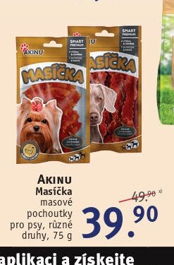 AKINU Masíčka masové pochoutky pro psy