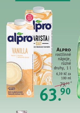 Alpro rostlinné nápoje