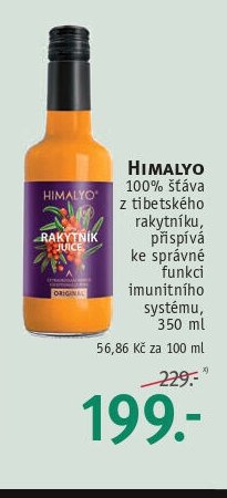Himalyo šťáva z rakytníku