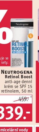 Neutrogena Retinol Boost anti-age denní krém se SPF 15