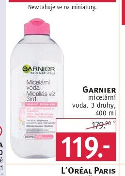 Garnier micelární voda