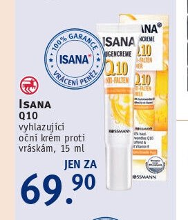 Isana Q10 vyhlazující oční krém