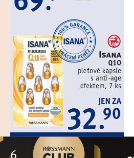 Isana Q10 pleťové kapsle