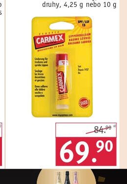 Carmex balzám na rty