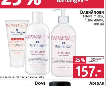 Barnängen tělové mléko