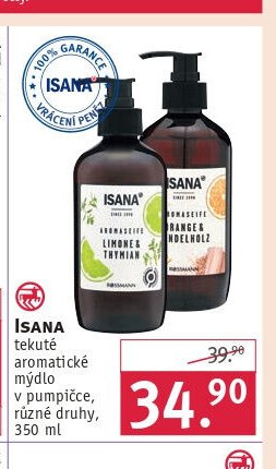 Isana tekuté aromatické mýdlo
