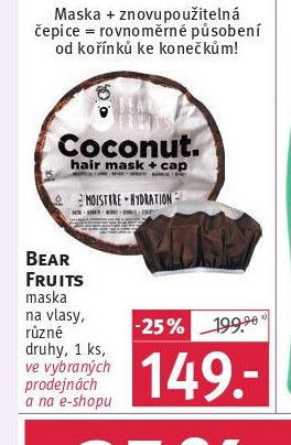 BEAR FRUITS maska na vlasy