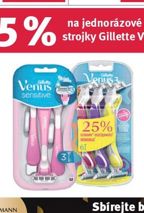 GILLETTE VENUS jednorázové holicí strojky