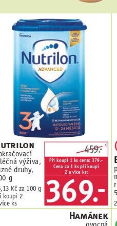 NUTRILON pokračovací mléčná výživa