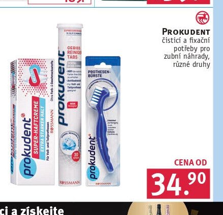 Prokudent čisticí a fixační potřeby