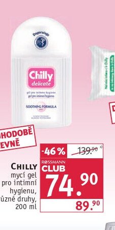 Chilly mycí gel pro intimní hygienu