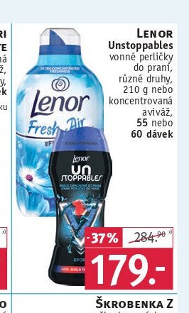Lenor Unstoppables vonné perličky do praní