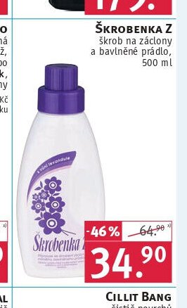 Škrobenka Z škrob na záclony