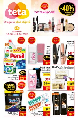 aktuální leták Teta drogerie 13.10.2022-23.10.2022