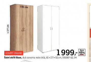 Šatní skříň Base