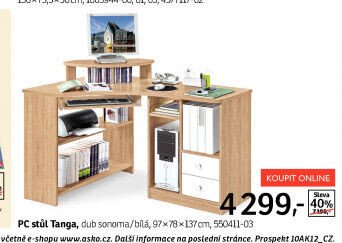 PC stůl Tanga
