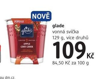 glade vonná svíčka 129 g - dm drogerie aktualniletaky.eu