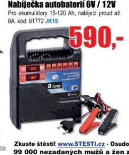 Nabíječka autobaterií 6V / 12V - EVA.cz aktualniletaky.eu