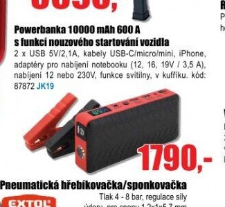 Powerbanka 10000 mAh 600 A - EVA.cz aktualniletaky.eu