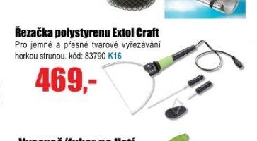 Řezačka polystyrenu Extol Craft - EVA.cz aktualniletaky.eu