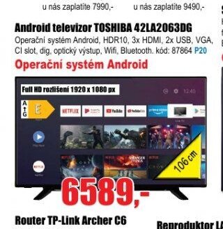 Android televizor TOSHIBA 42LA2063DG - EVA.cz aktualniletaky.eu