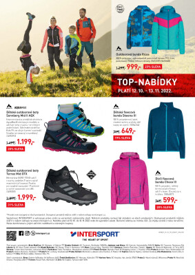 aktuální leták Intersport 12.10.2022-13.11.2022