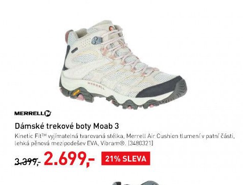 Dámské trekové boty Moab 3 - Intersport aktualniletaky.eu