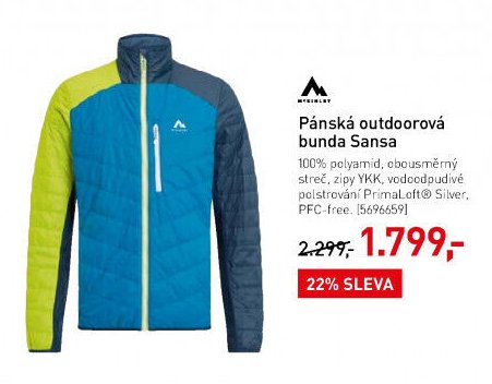 Pánská outdoorová bunda Sansa