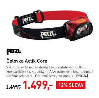 Čelovka Actik Core