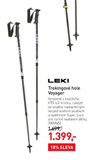 Trekingové hole Voyager