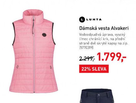 Luhta Dámská vesta Alvakeri - Intersport aktualniletaky.eu
