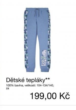 Dětské tepláky