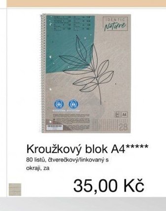 Kroužkový blok A4