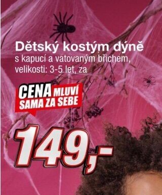 Dětský kostým dýně