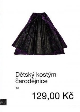 Dětský kostým čarodějnice