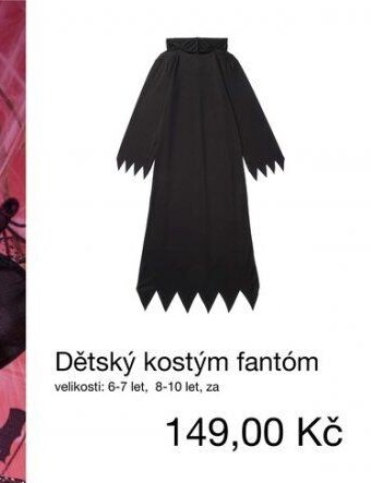 Dětský kostým fantóm