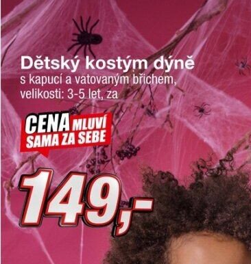 Dětský kostým dýně
