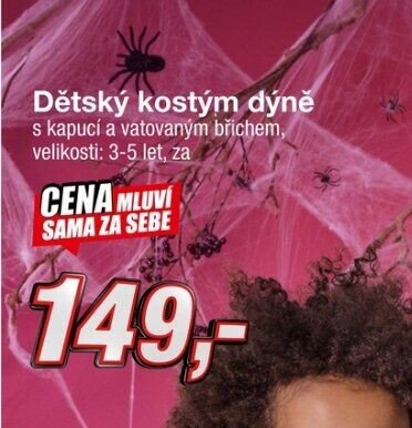 Dětský kostým dýně