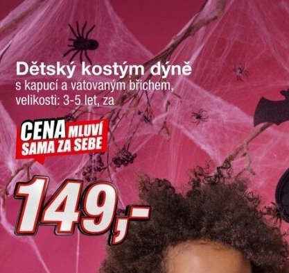 Dětský kostým dýně
