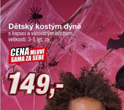 Dětský kostým dýně